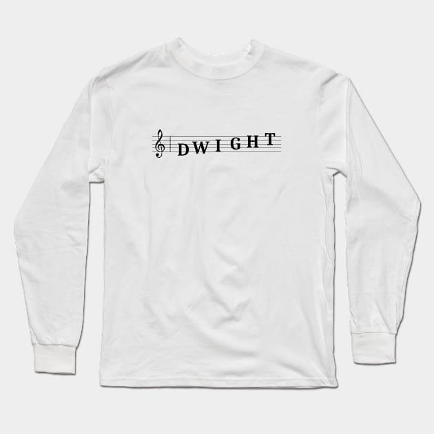 Name Dwight Long Sleeve T-Shirt by gulden